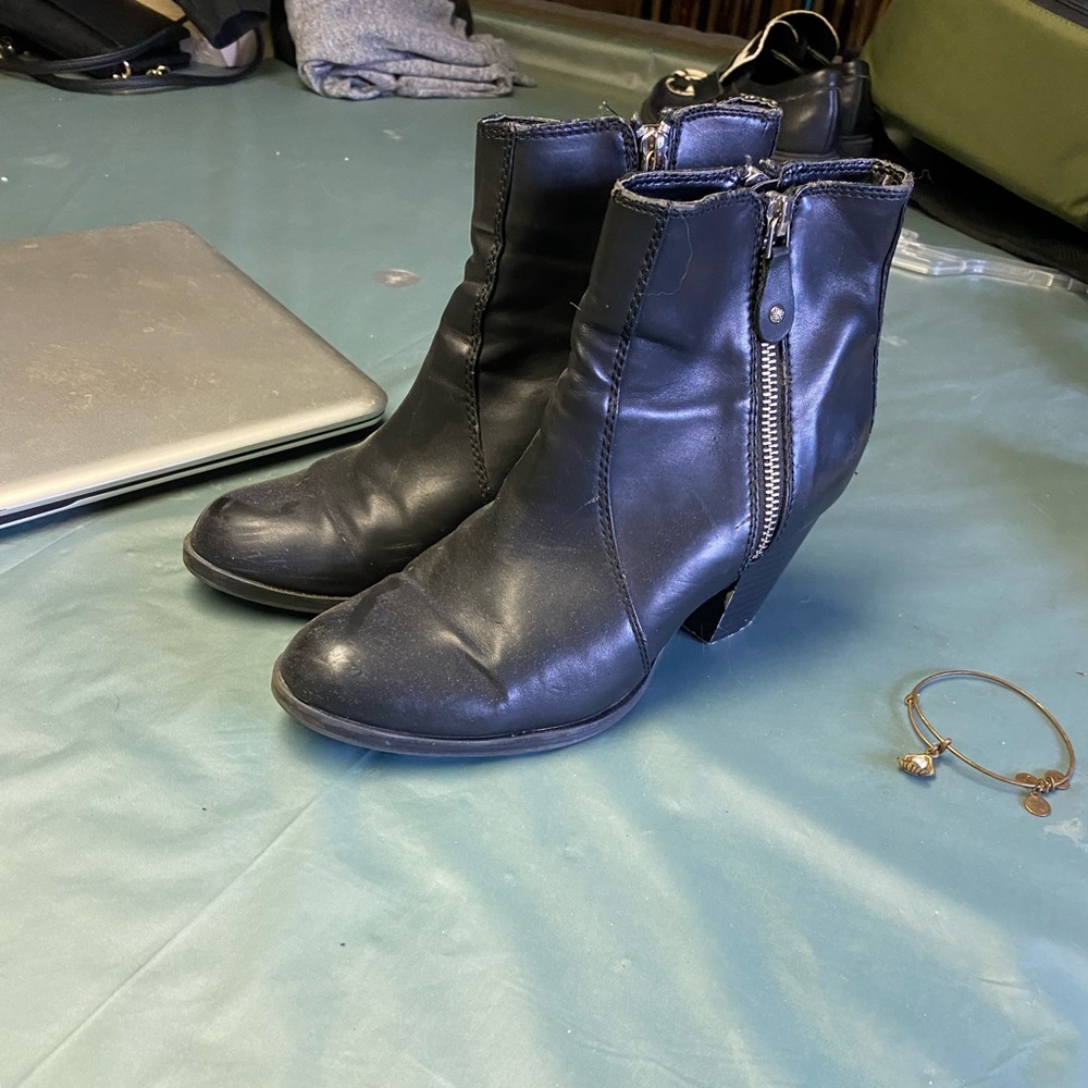 Black boots